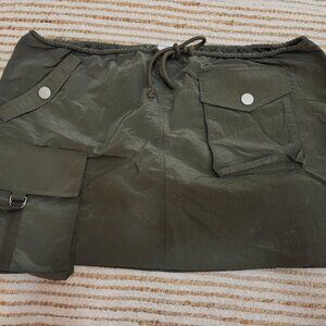 Lovers and Friends Olive Utility Mini Skirt